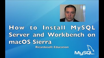 RIcardosoft How to install MySQL Server and Workbench on macOS Sierra v00