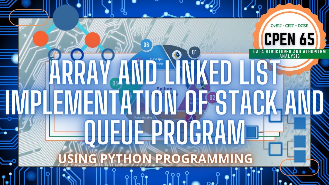 Arrays and Linked Lists together with Stacks and Queues Program - YouTube