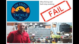 Why Fishing reels fail   Penn Captiva CV6000 bail problem how to diagnose and service