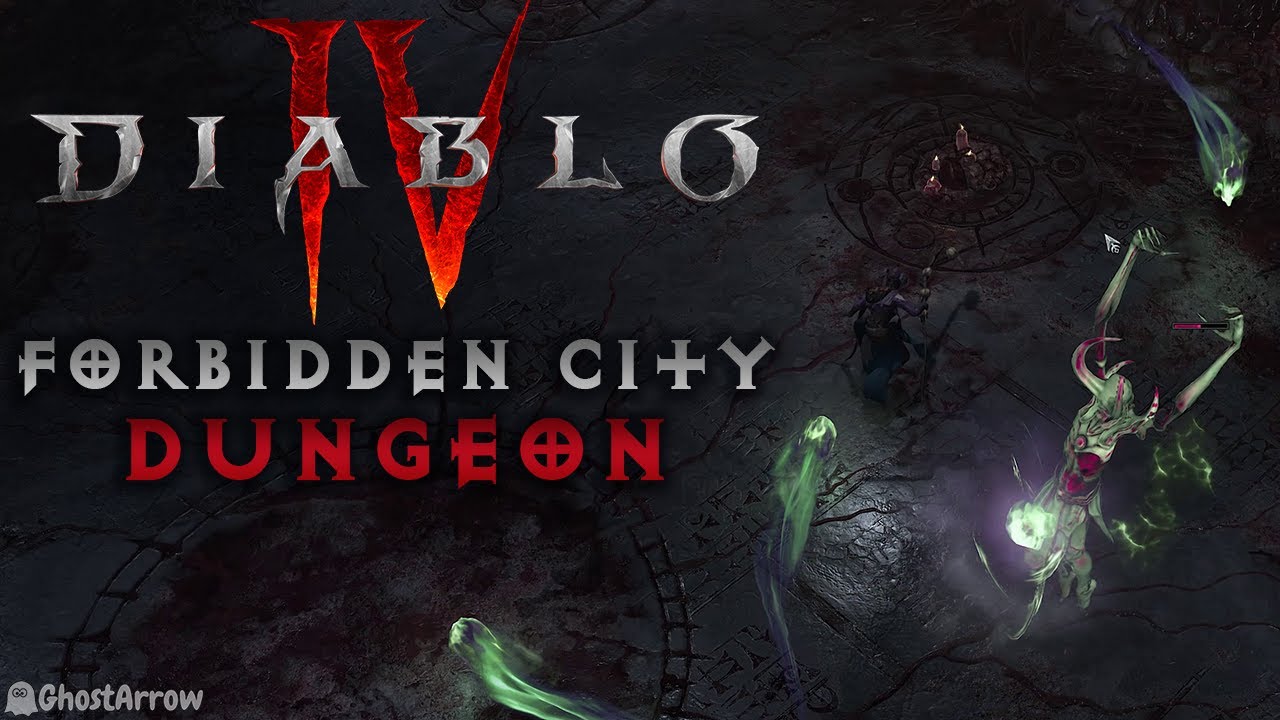 Diablo 4 Gameplay | Forbidden City DUNGEON | Nighthowler's Aspect for Druid (No Commentary)