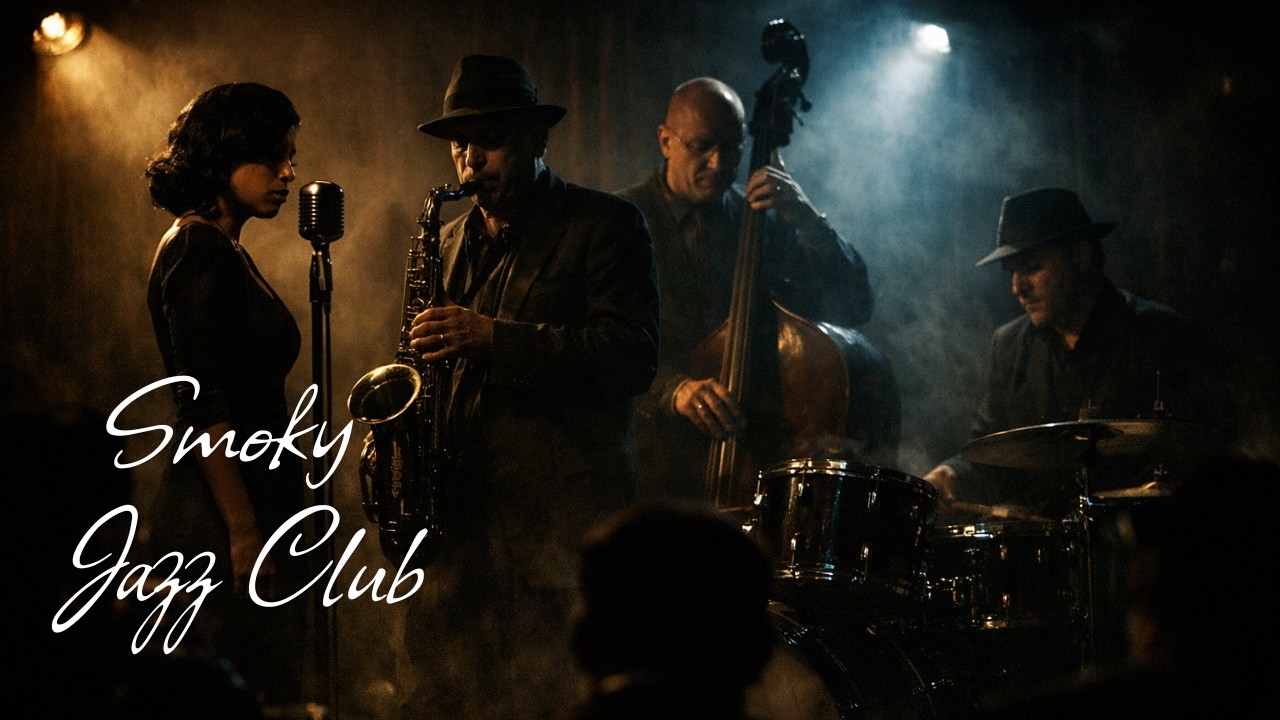 Experience The Noir Jazz Club 🎷 Dark Smoky Jazz Lounge Journey [Noir Jazz, Dark Jazz, Jazz Club]