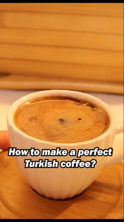 (30 sec) how to make a perfect turkish coffee #turkey #coffee #recipe