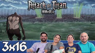 Attack on Titan 3x16 Group Reaction | "Perfect Game"