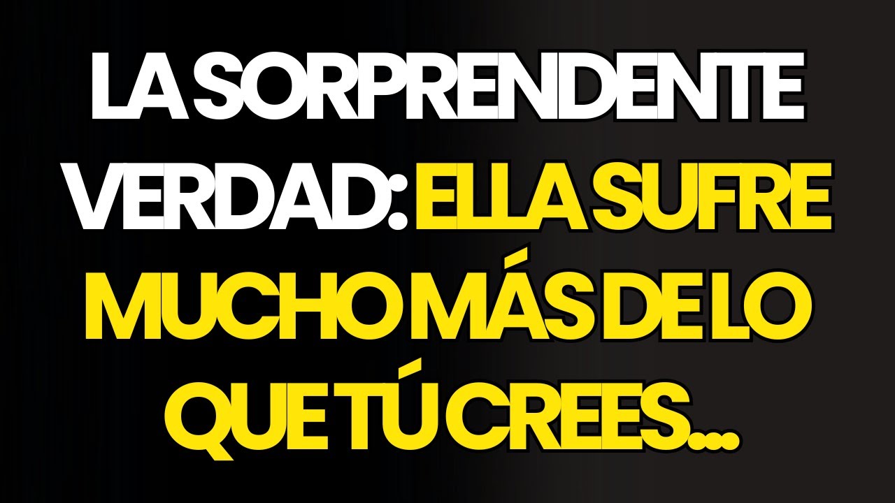 La Sorprendente Verdad: Ella Sufre Mucho Más De Lo Que Tú Crees...