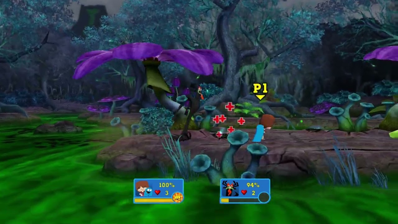 Mac and Bloo vs Aku | Cartoon Network: Punch Time Explosion XL (Wii)