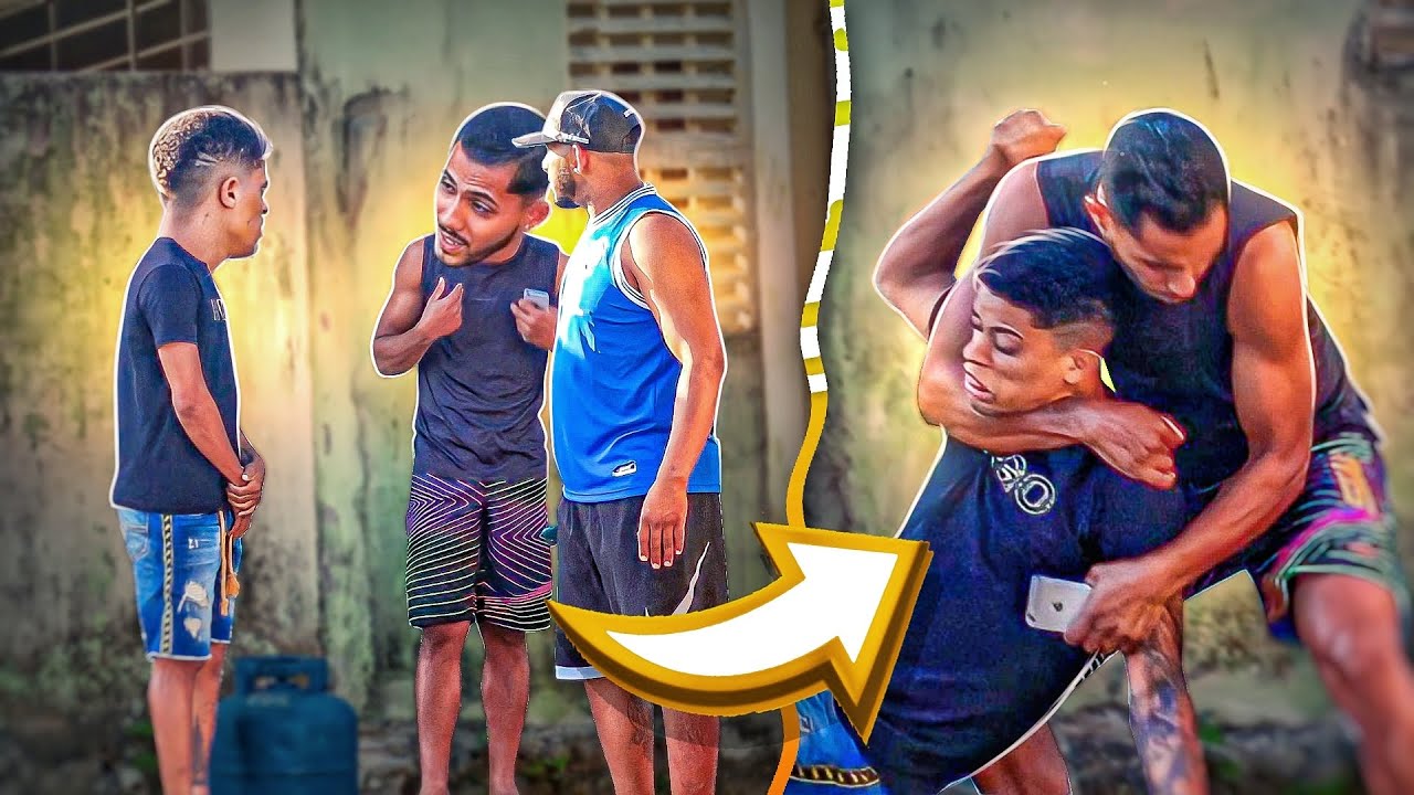 O L@DRÃO DO GÁS - pegadinha