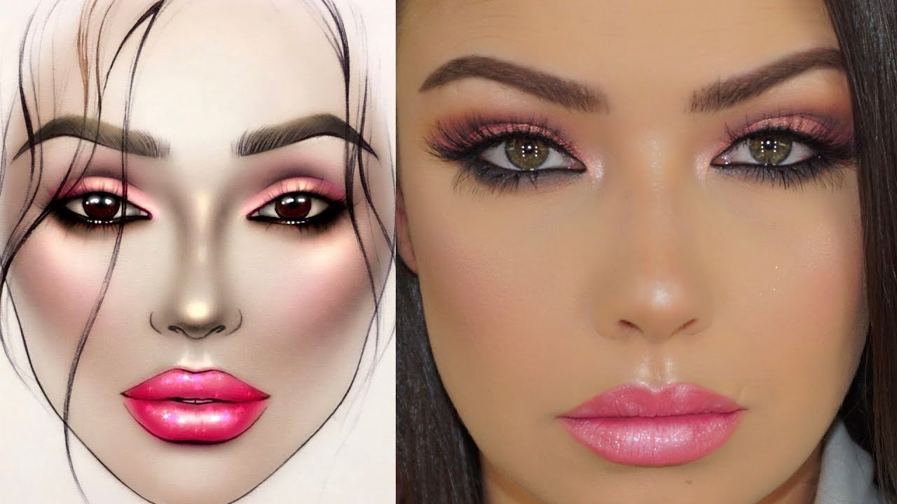 MILK1422 FACE CHART RECREATION V E R A YouTube