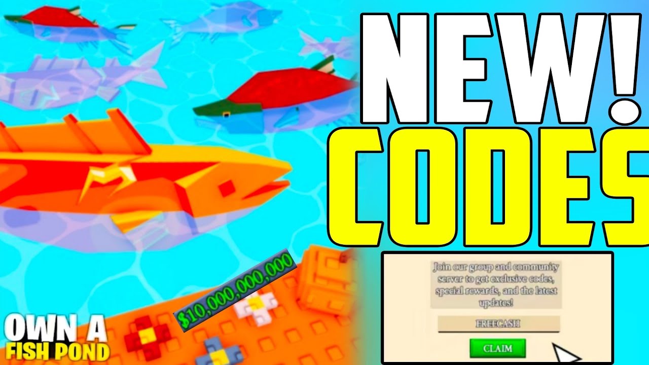 ⚠️ОСЕНЬ 2025! ОБНОВЛЕНИЕ⚠️КОДЫ ROBLOX «СОБСТВУЙ ПРУД ДЛЯ РЫБЫ» В 2025 ГОДУ | КОДЫ ROBLOX «СОБСТВУ...
