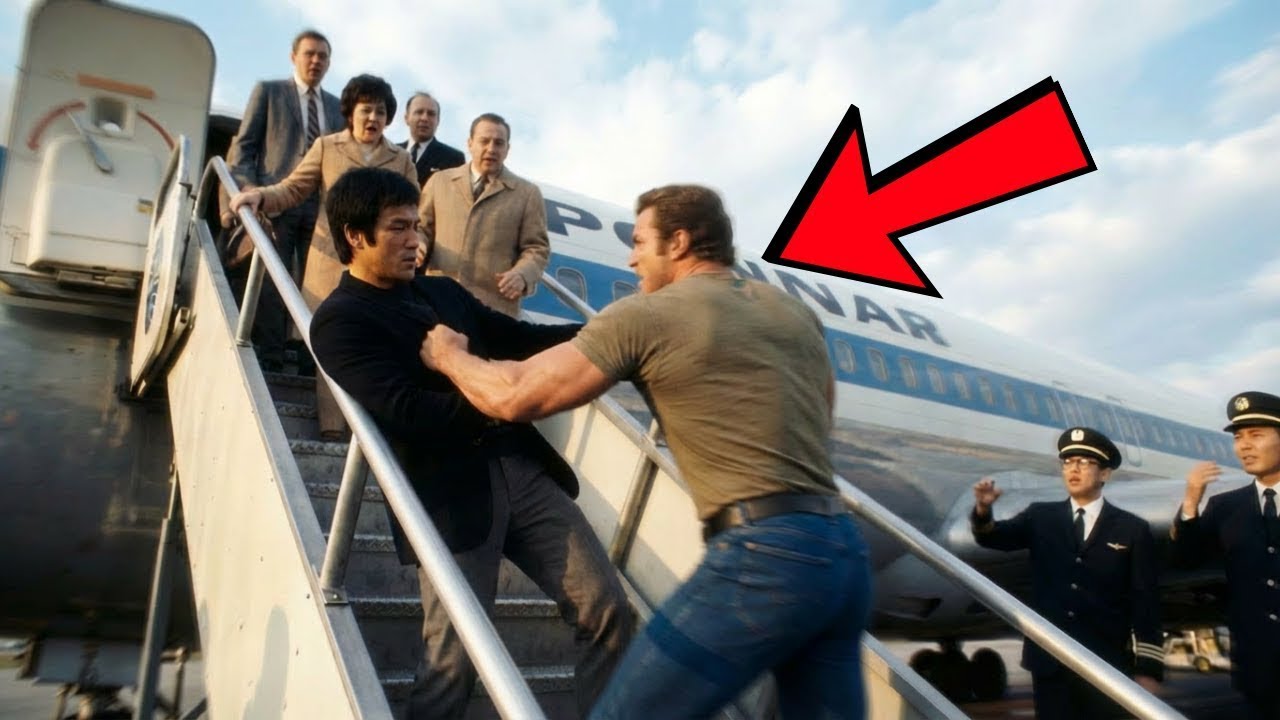 Bruce Lee's Real Street Fight Captured On Camera In 1970 At Airport!