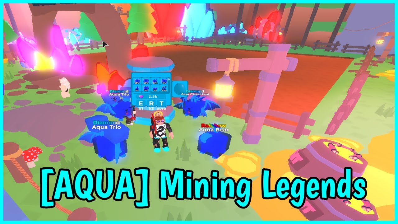 New Update Aqua in Roblox Mining Legends
