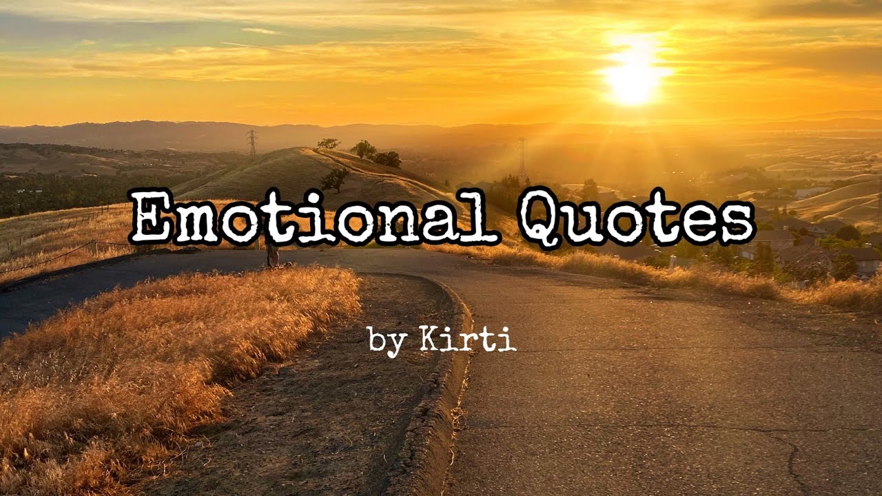 Emotional Quotes | Inspirational | Thought Provoking quotes | KritiKavya