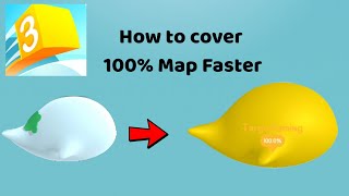 How to Cover 100% Map Faster - Paper.io 3D screenshot 5