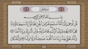 سورة الجن  بصوت الشيخ حسن صالح 072