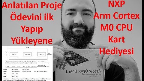 ARM CORTEX M0 CPU - ARROW ORYX GELİŞTİRME KARTI HEDİYELİ FPGA ÖDEVİ - İLK YAPAN ALIR :)