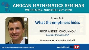 Andrei Okounkov | What the emptiness hides