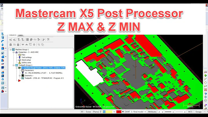 Mastercam  Post Processor | Z max & Z min depth for Mastercam X5