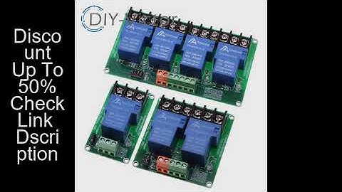 1/2/4 channel relay module 30A with optocoupler isolation 5V 12V 24V supports high and low Triger tr