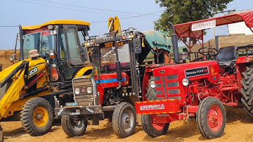 Jcb 3dx Eco Xpert Loading Tractor Got Stuck in Mud Mahindra 275 Massey 245 Eicher 380 | Jcb Tractor