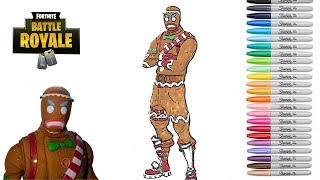 Coloring Fortnite Character Merry Marauder Coloring Book Page