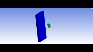 Object gets flipped after hitting to wall || Explicit Dynamics || ANSYS Workbench