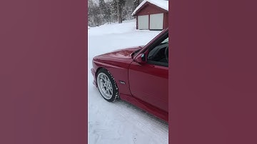 BMW E30 M3 S54 swap. Custom coder fitted for instrument cluster with 9000 rpm tachometer