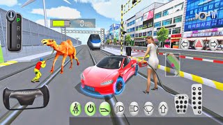 High Speed Electronic Car Vs Bullet Train Driving - 3D Driving class - Android gameplay screenshot 5