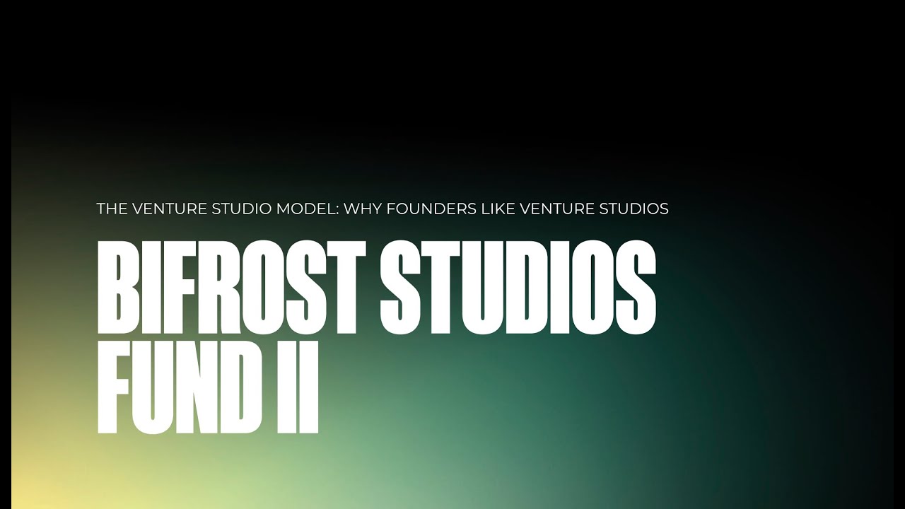 The Venture Studio Model: Why Founders like Venture Studios - YouTube