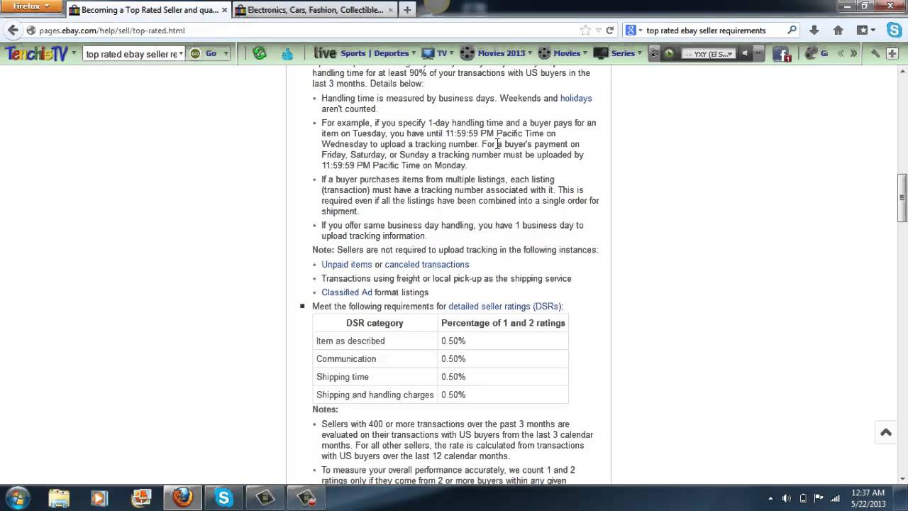 Ebay Top Rated Seller and Discount explained YouTube