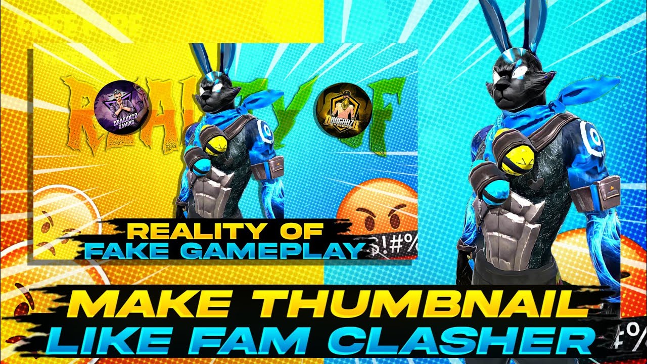 MAKE THUMBNAIL LIKE @FAM CLASHER🔥 || HOW I CREATE THUMBNAIL LIKE ♥️FAM CLASHER ||