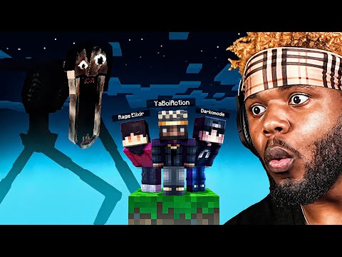 I Heard It Too On Our One Block World... (Minecraft)