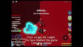 I got max ascension and stage! Lifting power simulator
