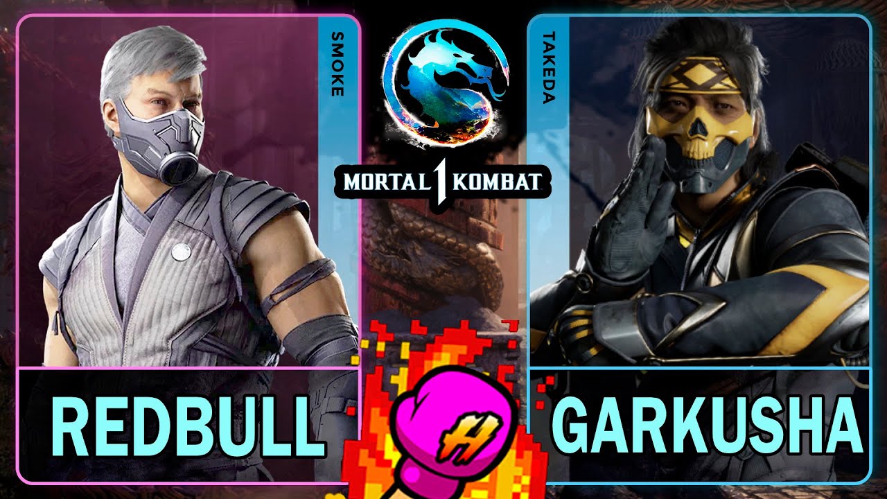MK1 RedBull (SMOKE) VS Garkusha (TAKEDA)🥊Mortal Kombat 1🥊4K 60ᶠᵖˢ