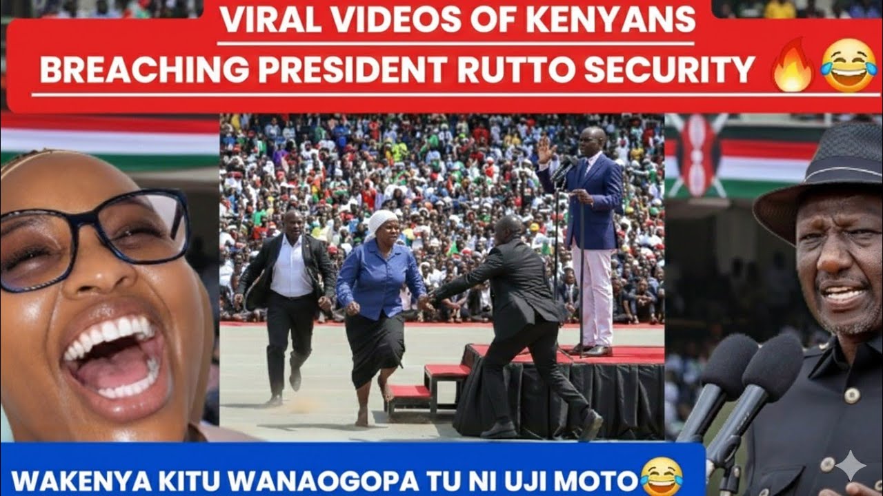 💥🔥VITUKO ZA WAKENYA 😂VIRAL VIDEOS OF KENYANS GIVING PRESIDENT RUTO SECURITY HARD TIME😂