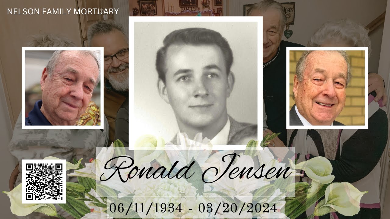 Funeral Service of Ronald Jensen - YouTube