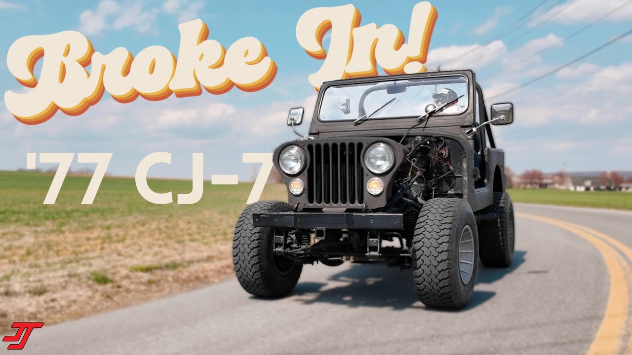 Jeep CJ-7 First Drive in Years! Breaking in the New Engine