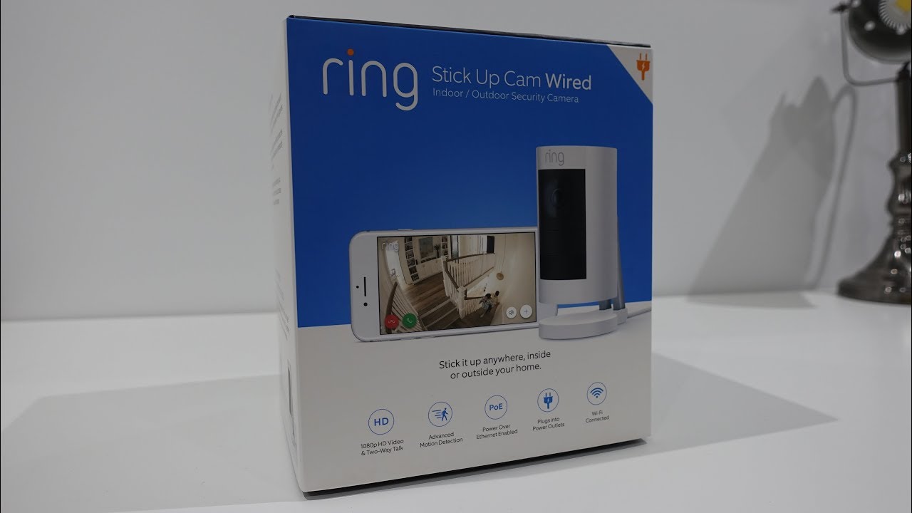Ring Stick Up Cam Unboxing (2018) - YouTube