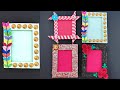 4 amazing  photo frame making ideas  easy photo frame design