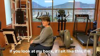 Pickleball - Back Exercise - April Graham - CBI Garrison, Sardis, Chilliwack BC