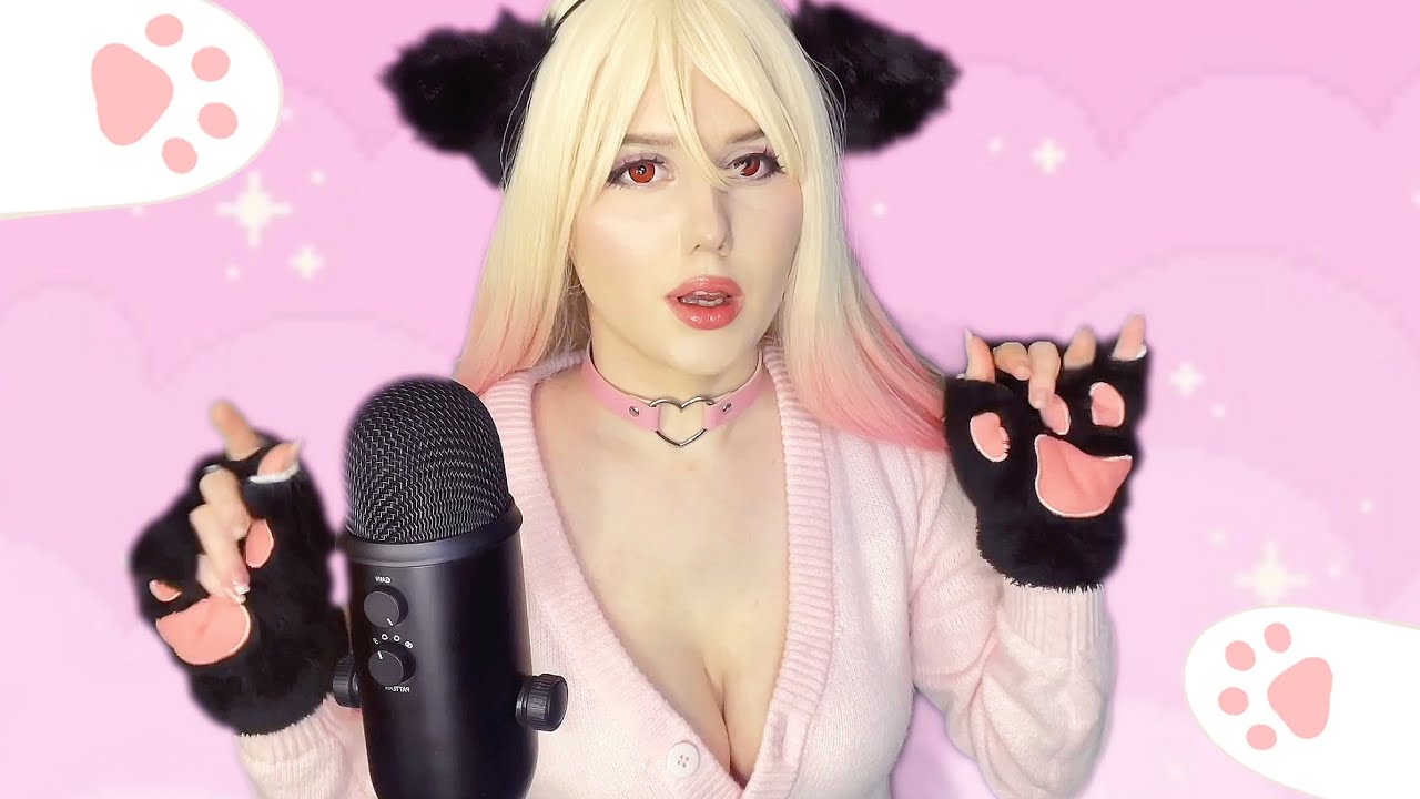 ASMR Your Cat 🐈 🐾 Purring, whispering, scratching sounds for sleep