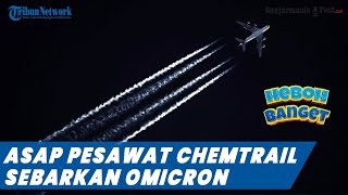 Heboh Isu Asap Pesawat Disebut sebagai Chemtrail Sebarkan Omicron, BMKG Bantah: Itu Contrail