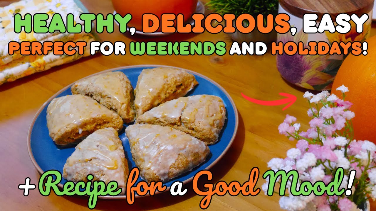 Pumpkin Scones with Double Glaze ( Starbucks Copycat 😊) + The Power of Gratitude