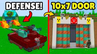 🔥APOCALYPSE Safest UNDERGROUND VILLAGE Build Hacks! [Minecraft]