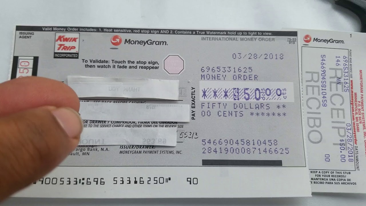 5 Steps On How To Fill Out A Moneygram Money Order Howto - 