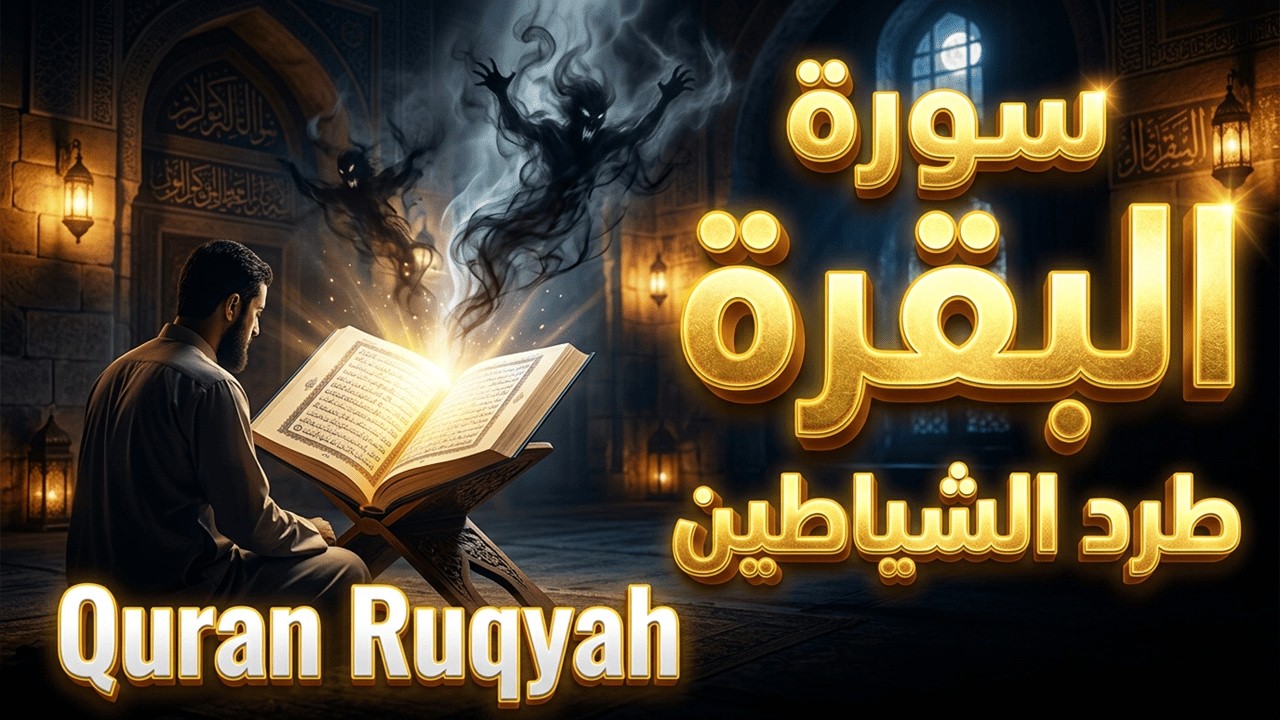 سورة البقرة (كاملة) تلاوة خاشعة لطرد الشياطين من المنزل وجلب البركة بإذن الله - Quran Ruqyah