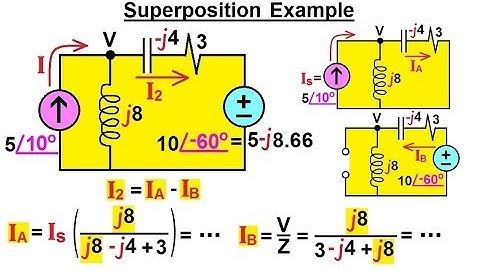 Electrical Engineering: Ch 11 AC Circuit Analysis (6 of 55) Superposition Example