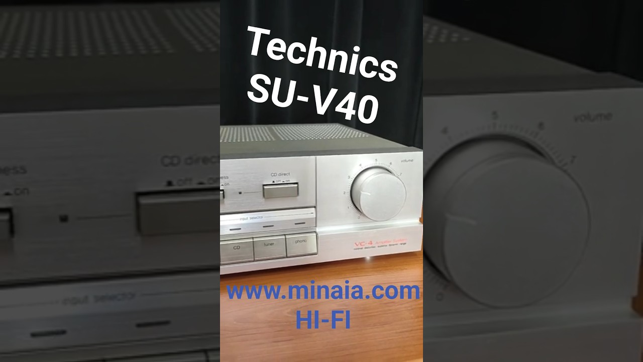 Technics SU-V40 - Hi Fi '80 #audiovintage #audiophile - YouTube