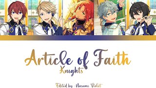 【ES】 Article of Faith - Knights 「KAN/ROM/ENG/IND」