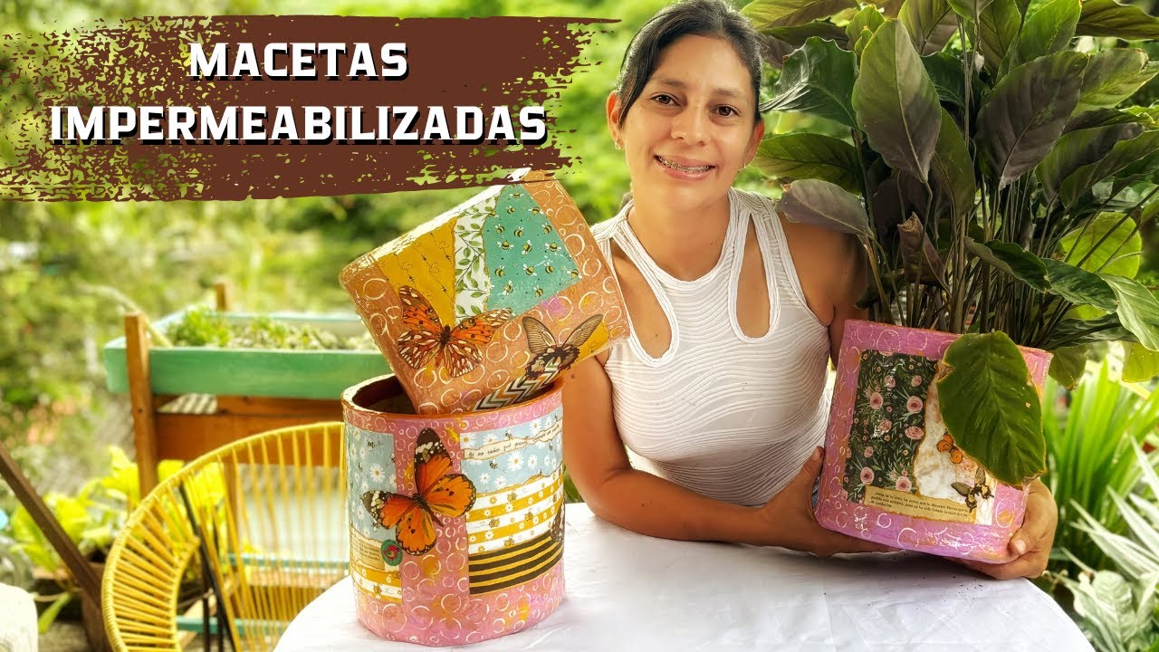 Гидроизоляция горшков из смеси // без протечек влаги