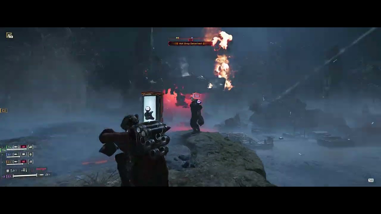 HELLDIVERS 2 - One sided Jet Brigade fight with Thog (No commentary)