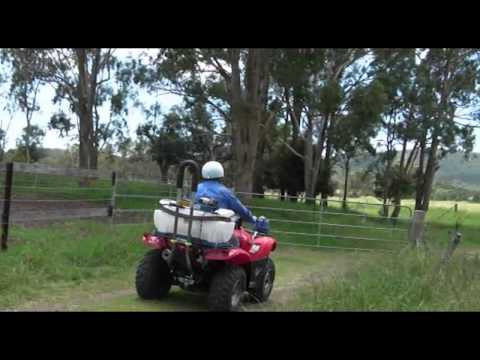  Quadbar  ATV Roll bar test YouTube